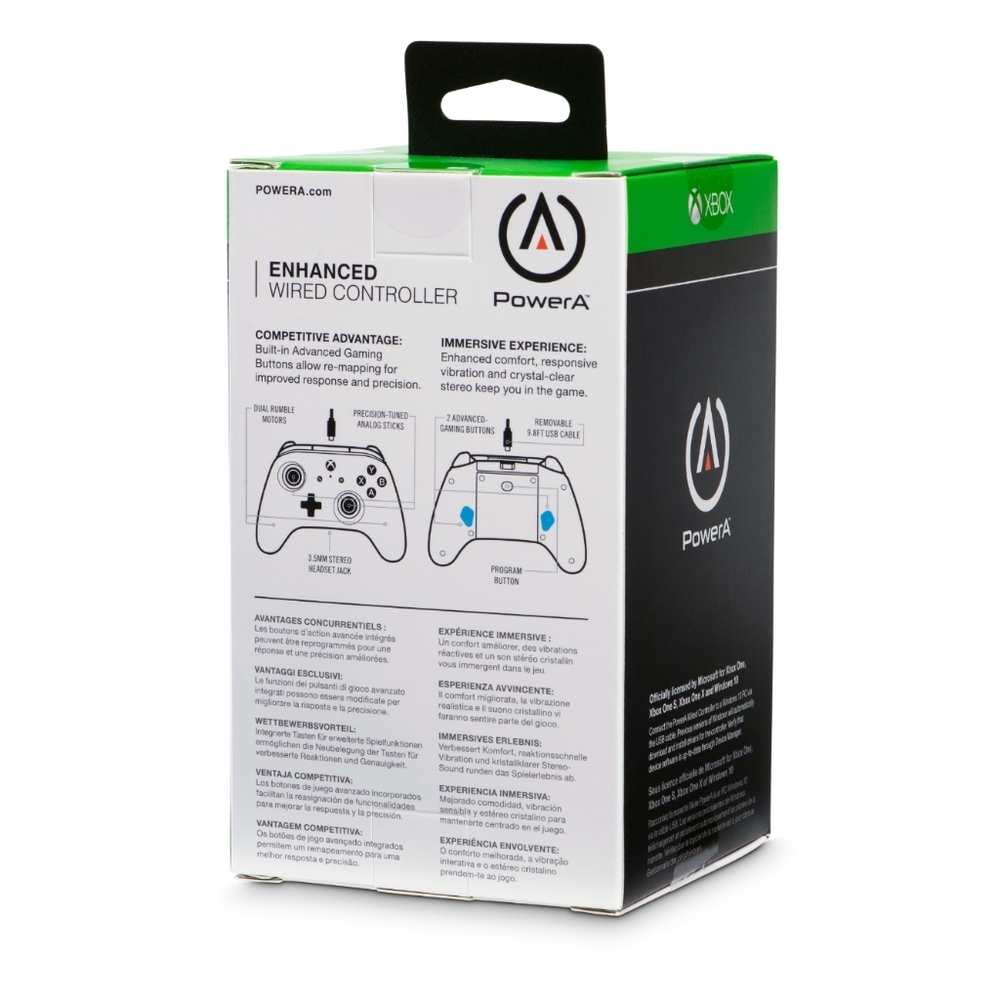 PowerA Enhanced Wired Controller for Xbox One and Windows 10 Brushed Aluminum - Picture 16 of 16